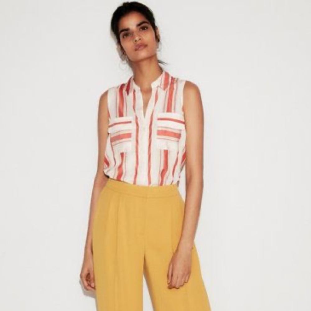 Express The City Shirt Sleeveless Buttondown